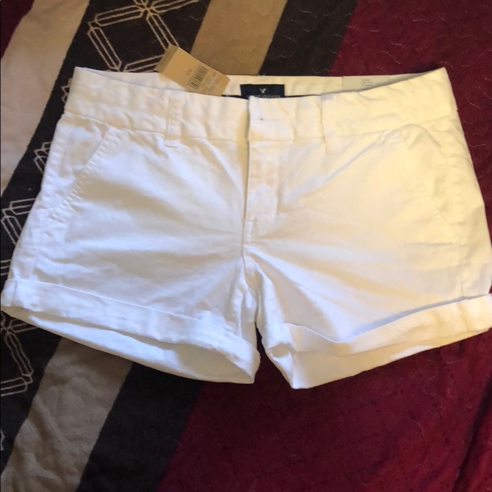 American Eagle White Shorts